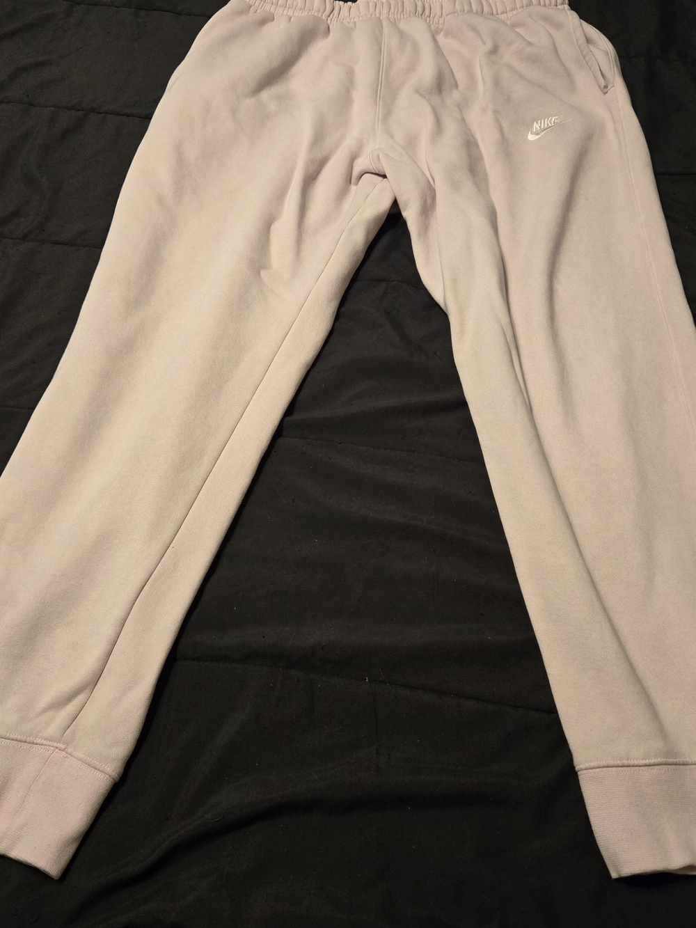 Nike Womens XL Light Pink Fleece Joggers